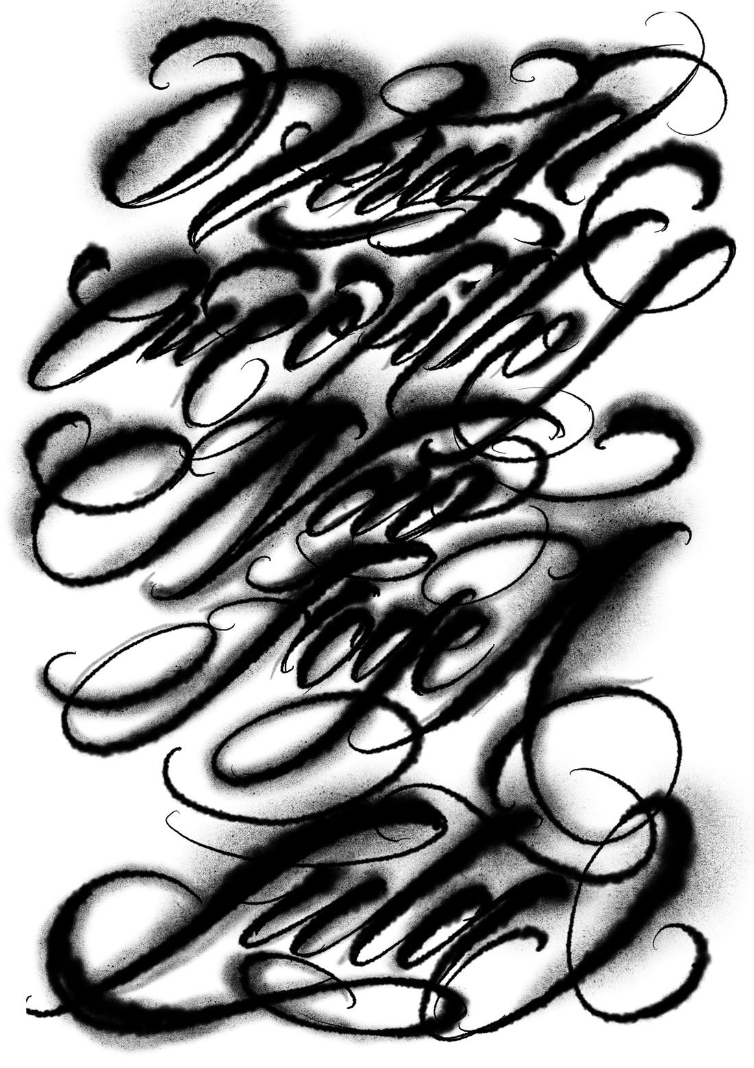 Lettering autoral do Monstrao