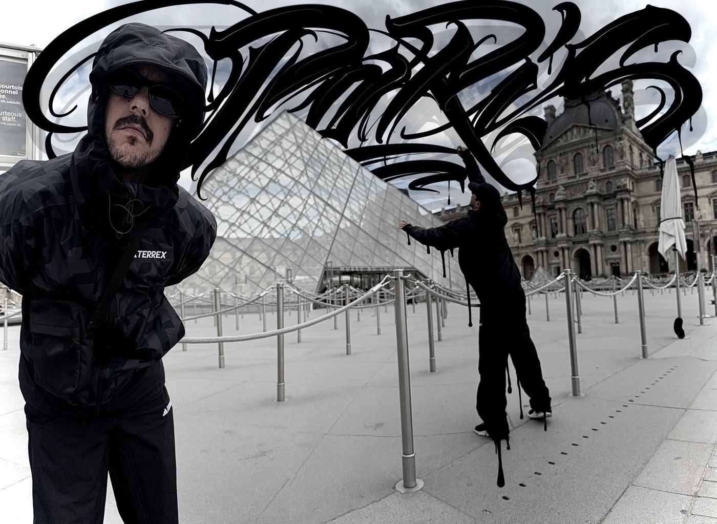 Lettering do Monstrao em Paris